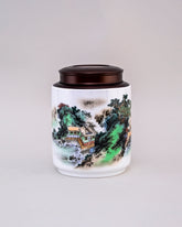 Imperial Landscape Porcelain Storage Jar 