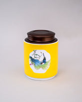 Canton Porcelain Storage Jar - Yellow 