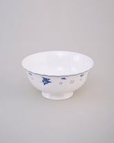 Blue Petal Elegance Ceramic Serving Bowl 