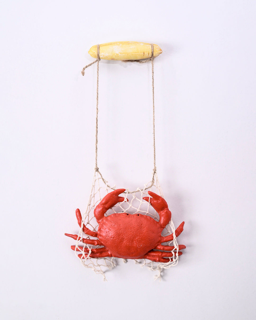 Crab With Net Wall Decoration - Small 