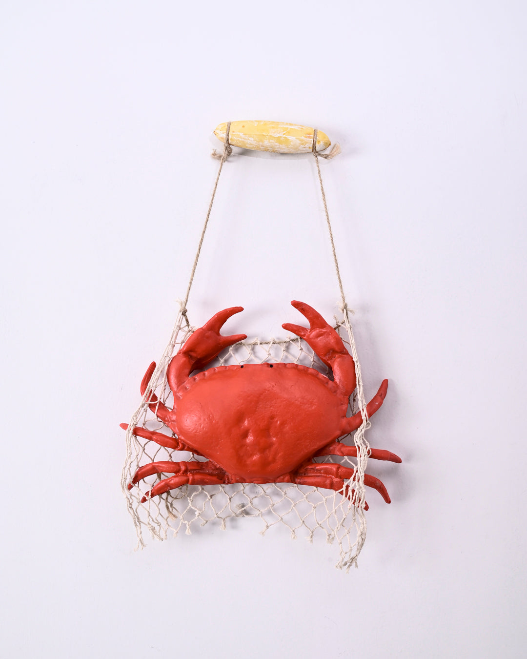 Crab With Net Wall Decoration - Large 