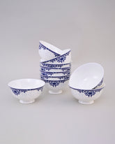 Royal Indigo Charm Bone China Katori 