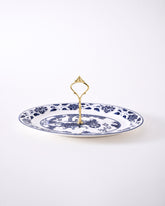 Blue & White Willow Cake Stand 