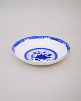 Blue & White Dynasty Bone China Pasta Plate 