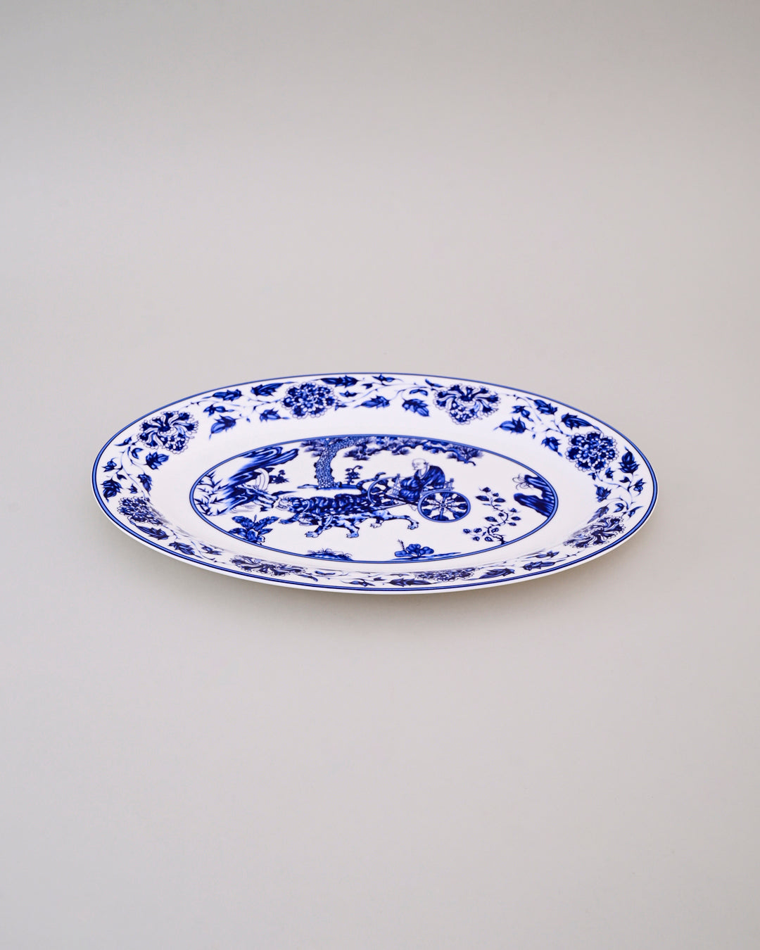 Blue & White Willow Bone China Platter 