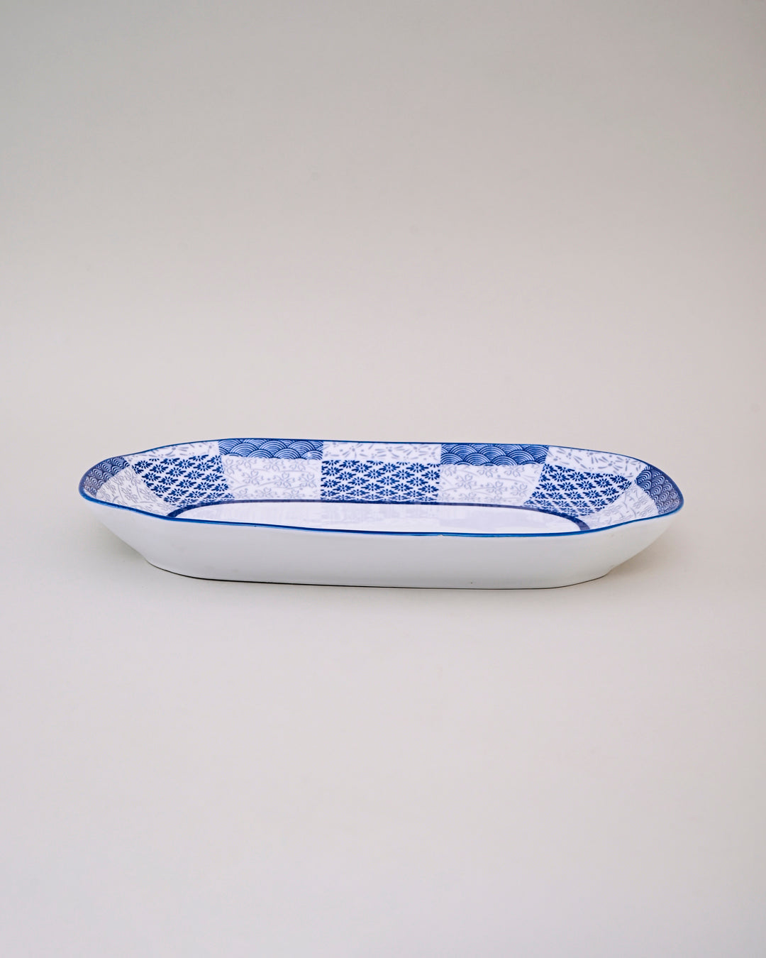 Midnight Mosaic Ceramic Platter 