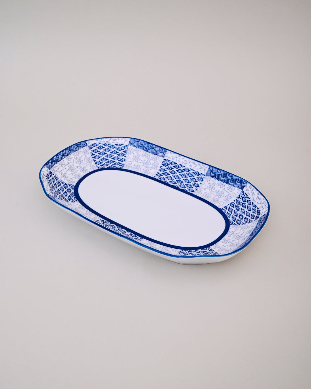 Midnight Mosaic Ceramic Platter 