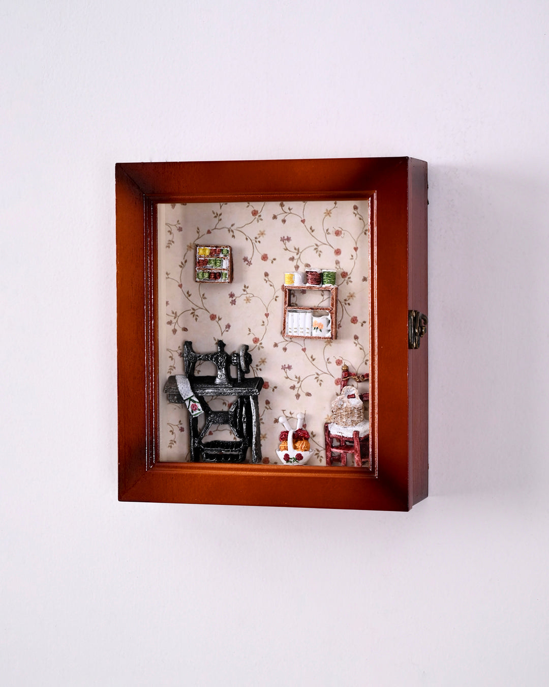 Vintage Sewing Room Display Key Holder 