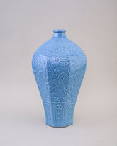 Celestial Blue Celadon Baluster Vase 