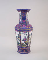 Dynasty Garden Cloisonné Vase - Blue 