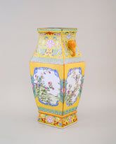Regal Blossom Hand Painted Cloisonné Vase 