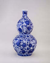 Blue and White Double Gourd Vase 