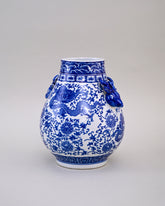 Blue & White  Dragon Flower Vase 