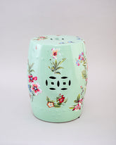 Mint Blossom Garden Stool 