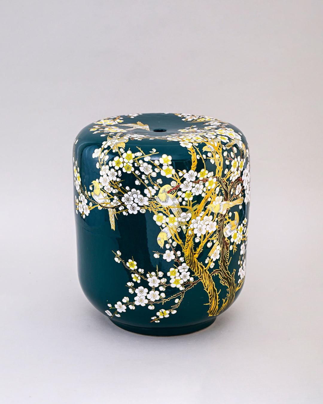 Sakura Blossom Garden Stool - Green 