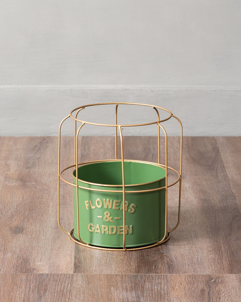 Flowers & Garden Planter - Green - The Decor Kart