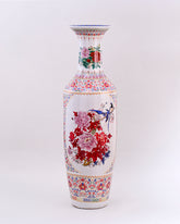 Imperial Harmony Hand-Painted Floor Vase - 125 cm 