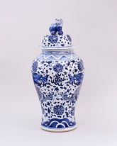 Flared Dragon Foo Dog Temple Jar 