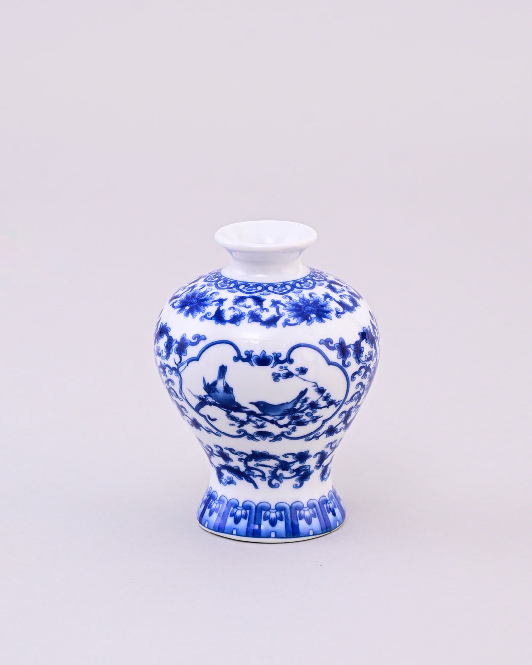 Blue & White Songbird Harmony Vase 