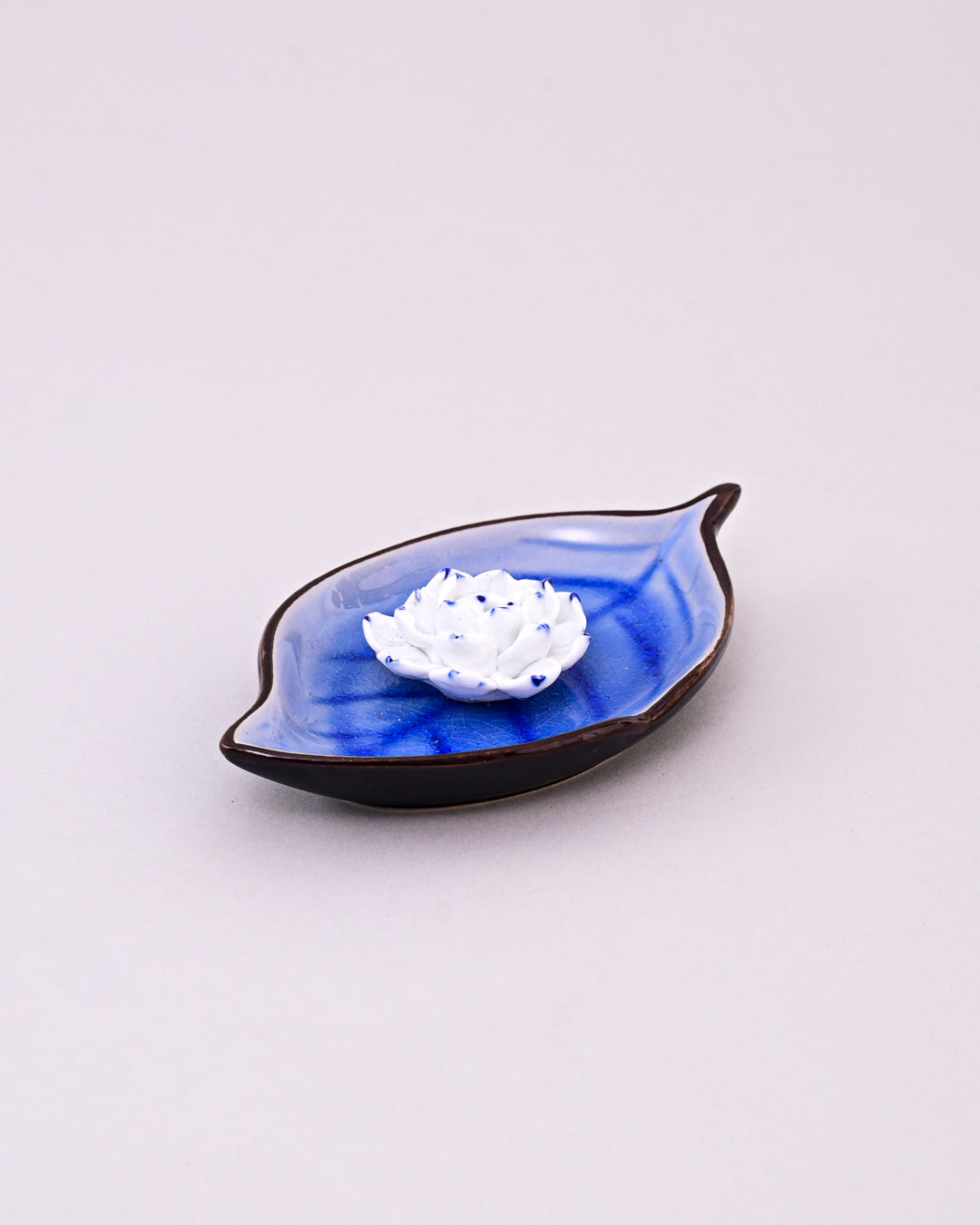 Lotus Bliss Bodhi Leaf Incense Holder 