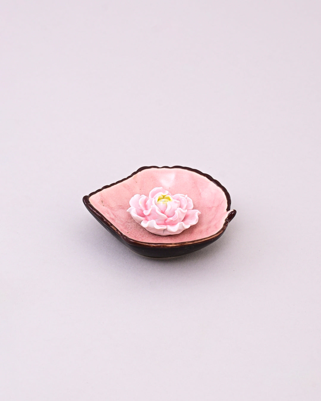 Blossom Serenity Incense Holder - Light Pink Flower 
