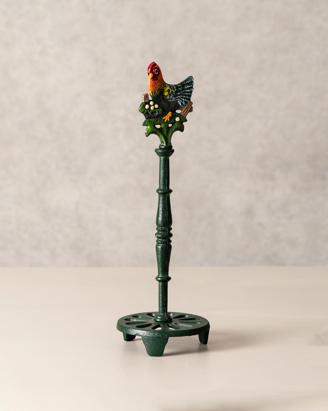 Rooster Cast Iron Paper Towel Holder - The Decor Kart