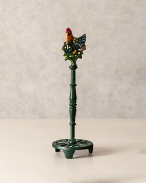 Rooster Cast Iron Paper Towel Holder - The Decor Kart 
