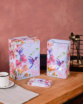 Hummingbird Harmony Storage Canister - Set Of 2 
