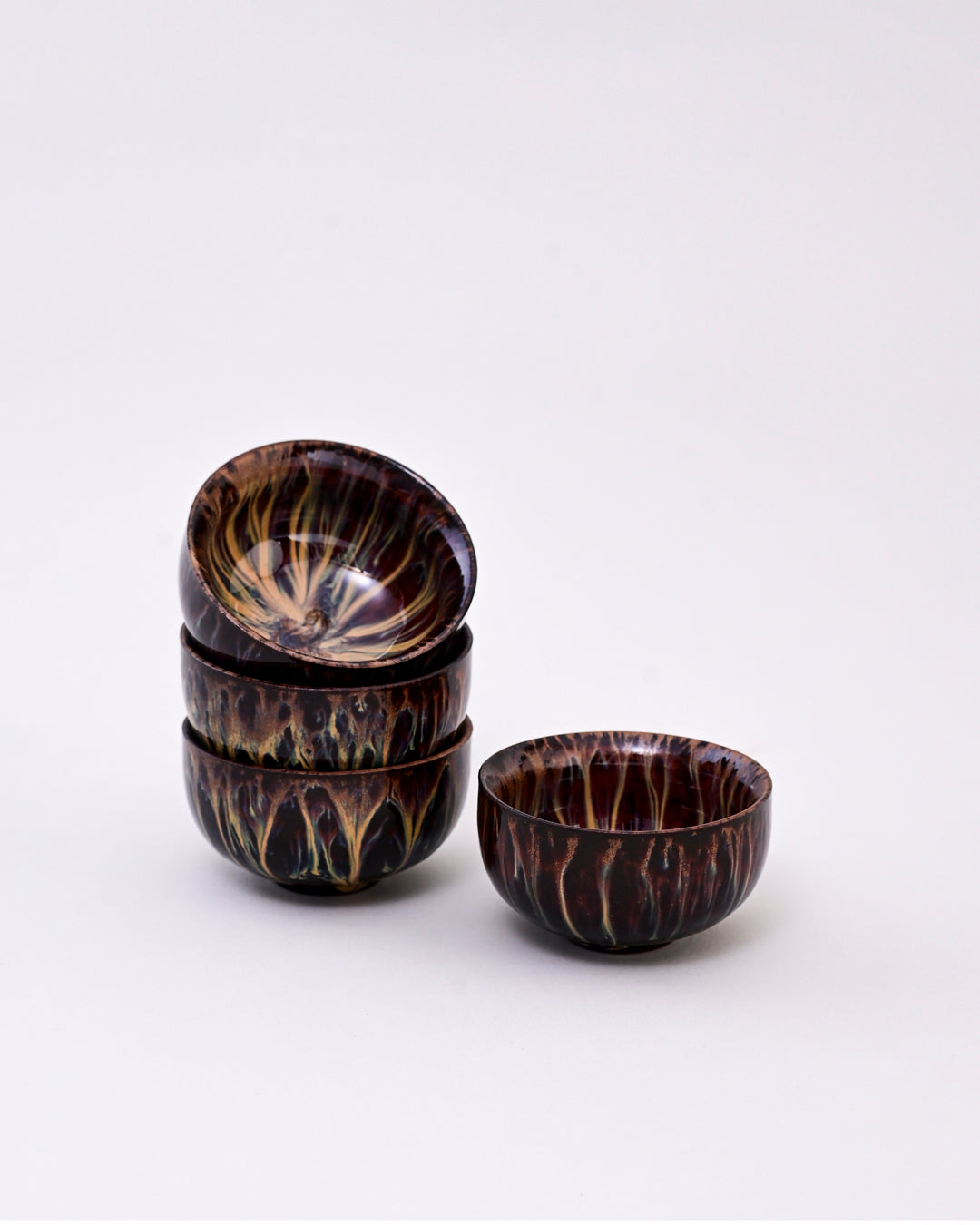 Bohemian Glaze Touch Ceramic Dip Bowl 