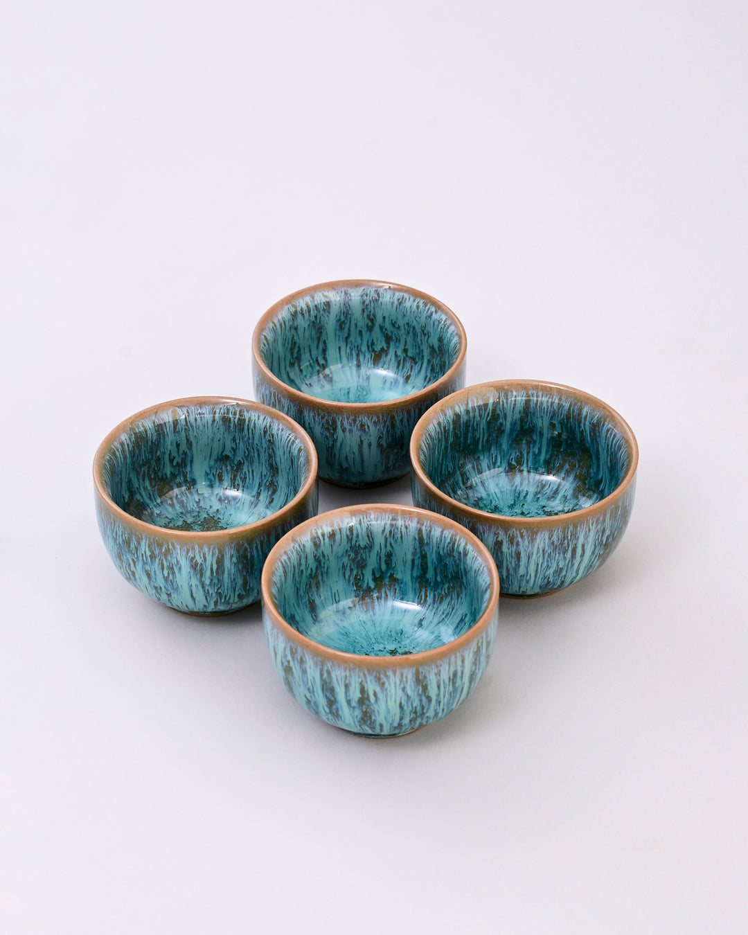 Aqua Earth Ceramic Dip Bowl 
