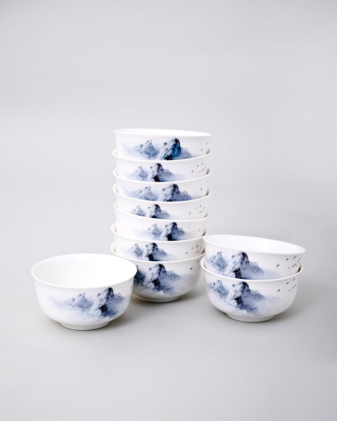 Hand-Painted Ceramic Katori - 1 Pisce 