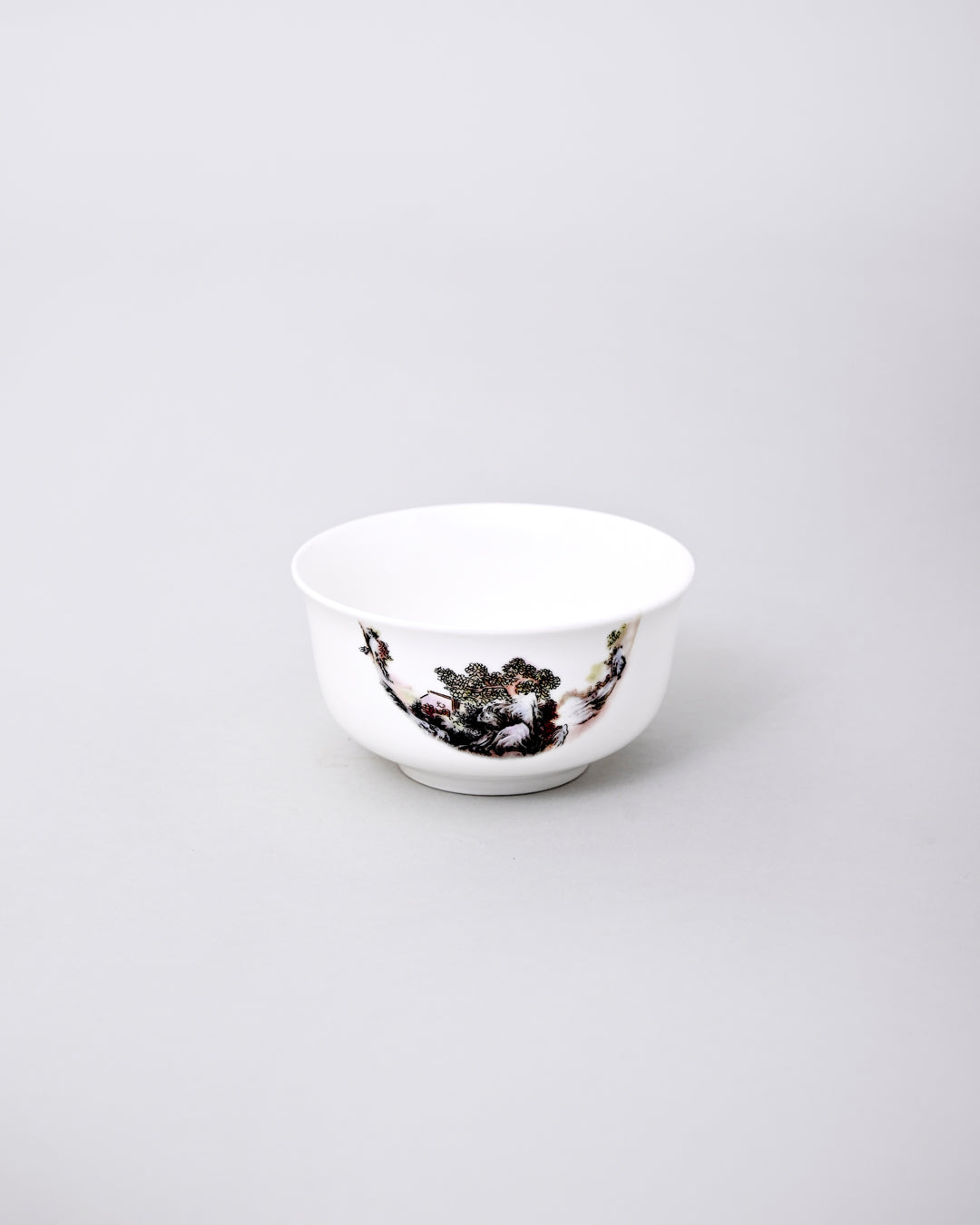 Vintage Landscape Porcelain Katori 