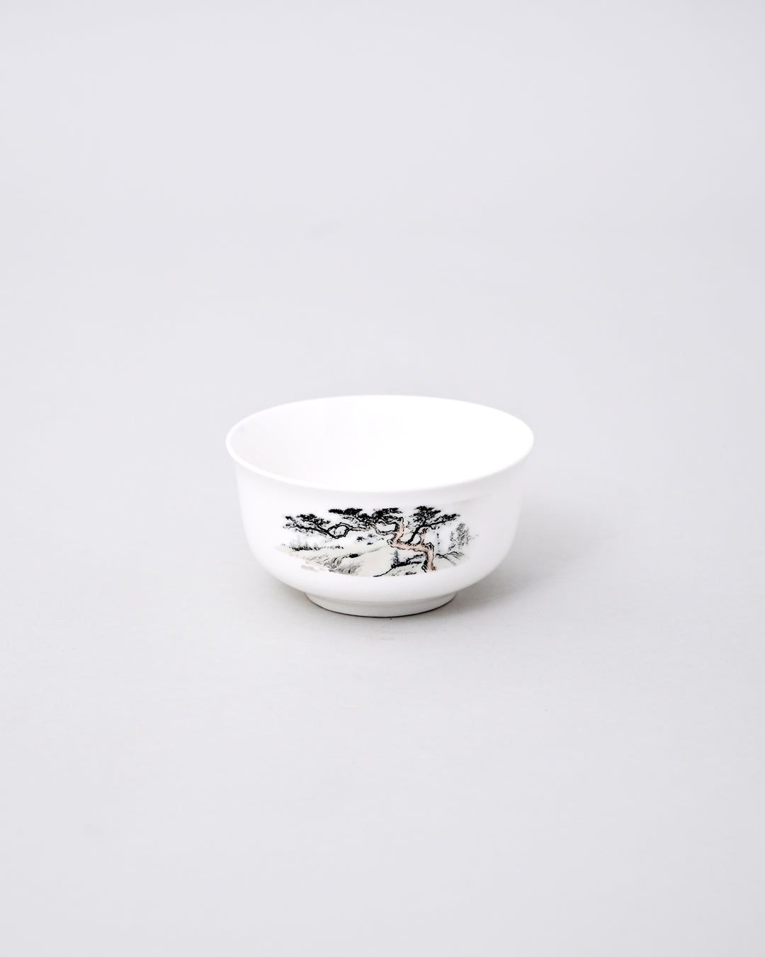 Floral Design Porcelain Katori 