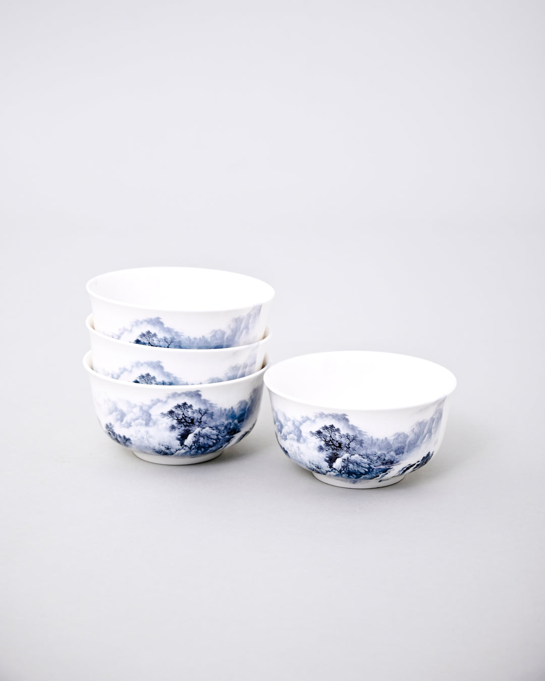 Blue Mist Landscape Katori 