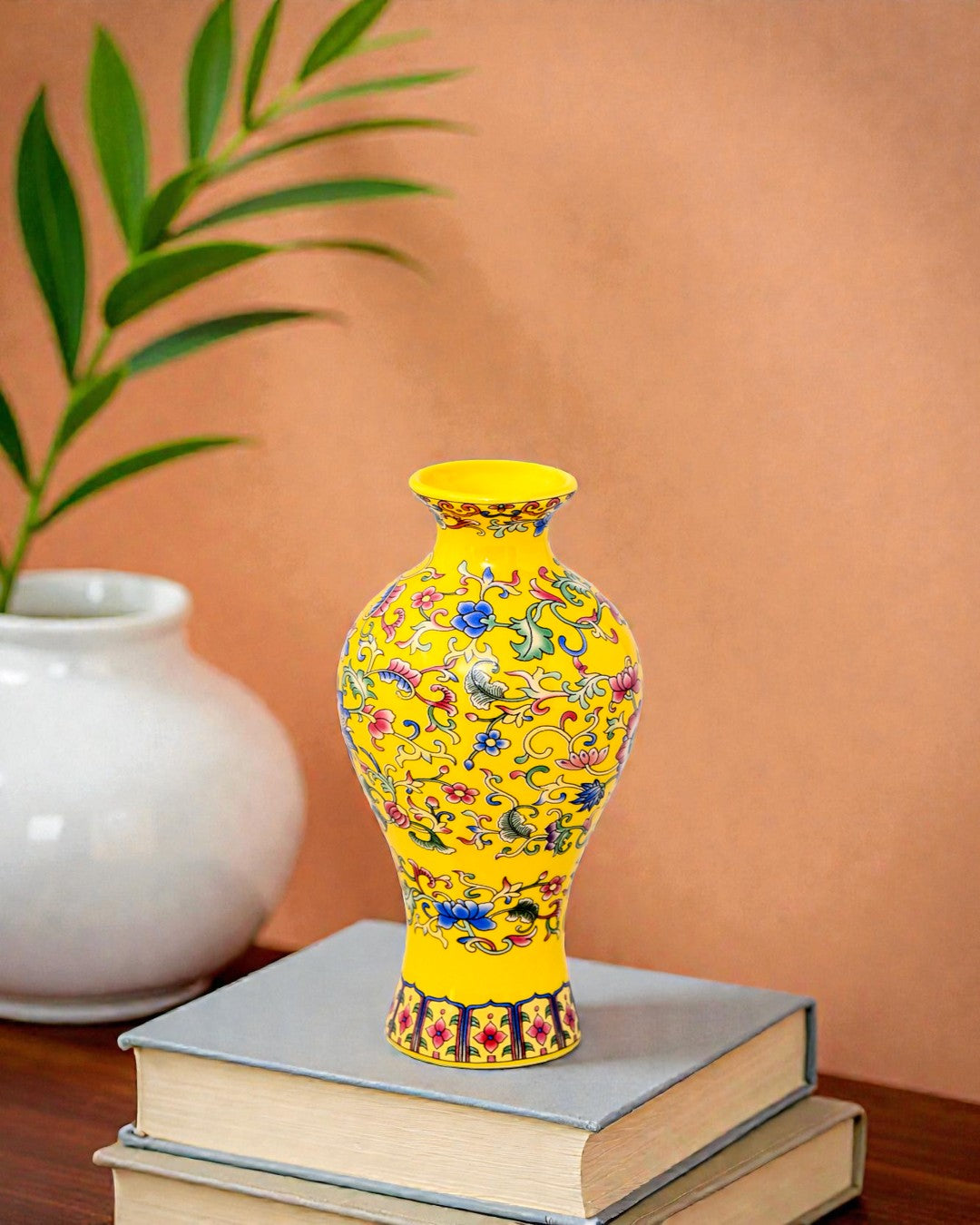 Oriental Sunshine Bloom Vase - Set Of 3 