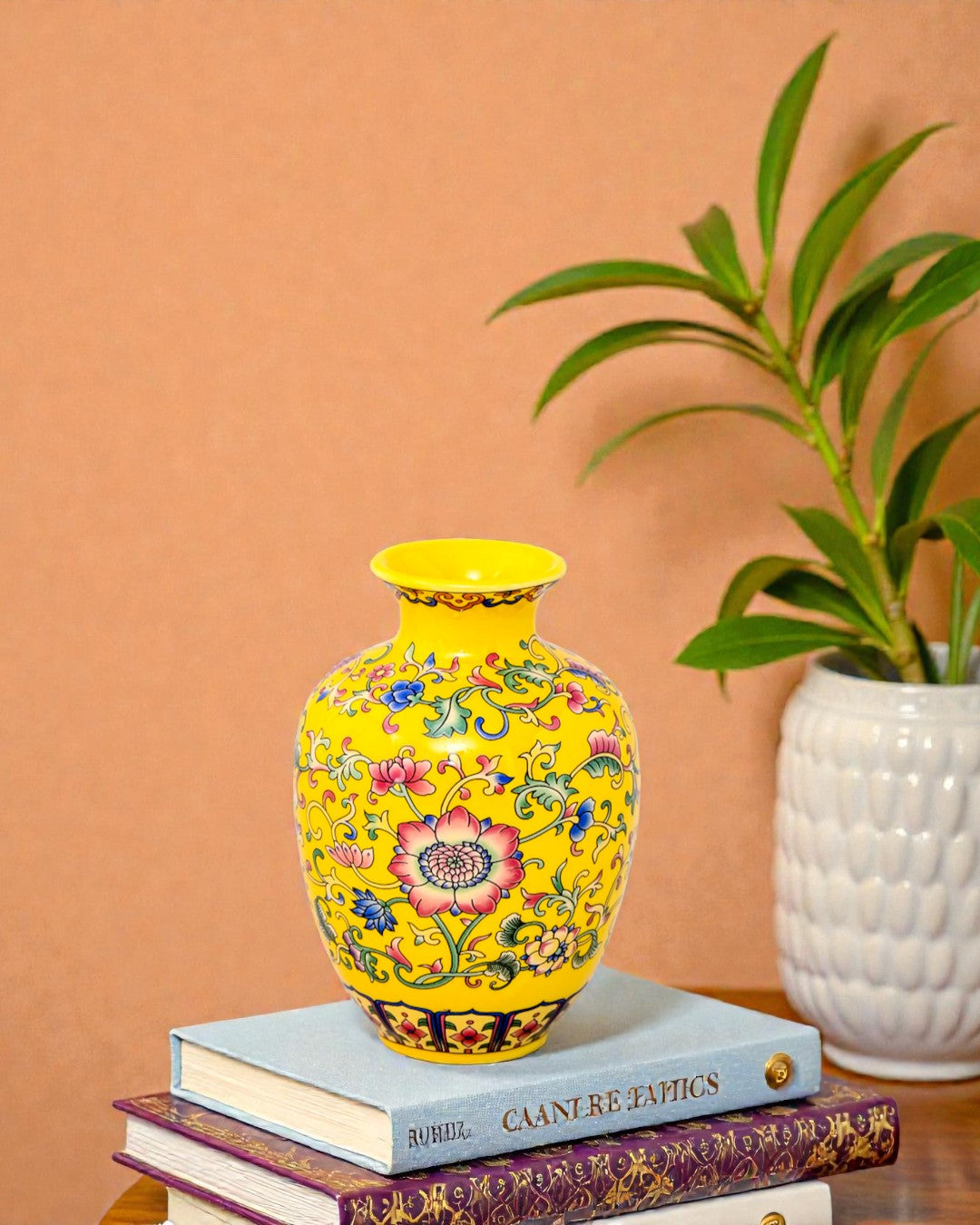 Oriental Sunshine Bloom Vase - Set Of 3