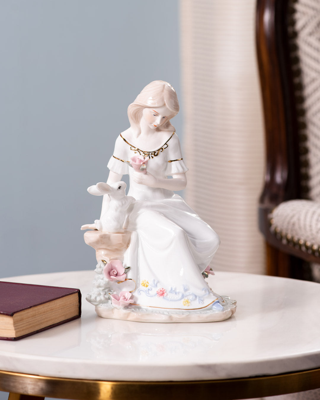 Victorian Lady - Fine Porcelain Figurine - The Decor Kart