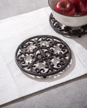 Round Cast Iron Trivet - The Decor Kart 