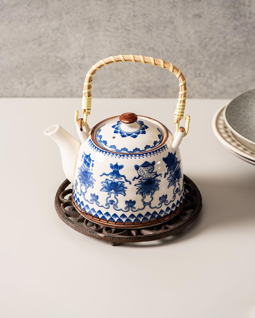 Round Cast Iron Trivet - The Decor Kart