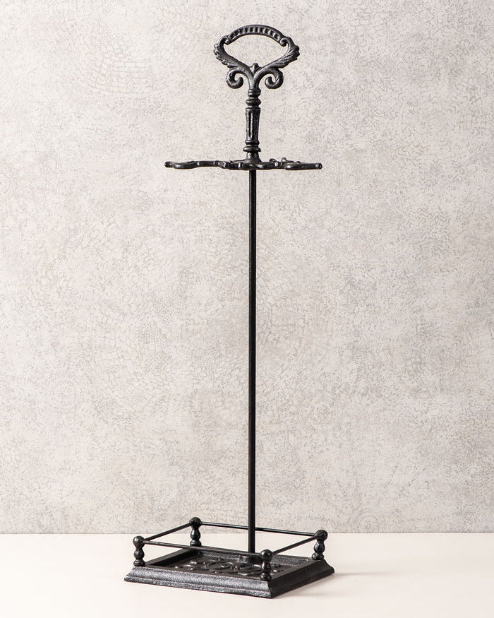 Cast Iron Mid Century Fireplace Tool Set 
