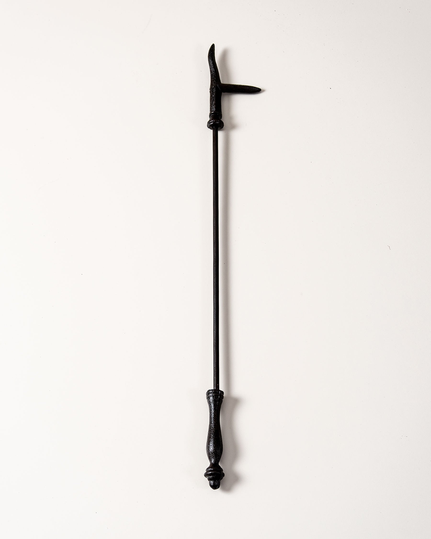 Cast Iron Mid Century Fireplace Tool Set 