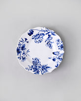 Blue & White Floral Elegance Quater Plate 