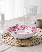 Roman Pink Ceramic Serving Bowl 