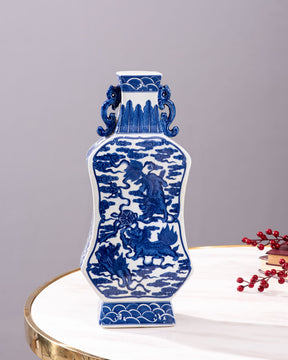 Classic Blue & White Porcelain Vase