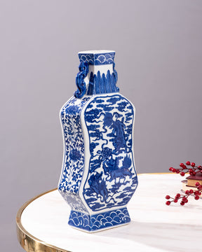 Classic Blue & White Porcelain Vase