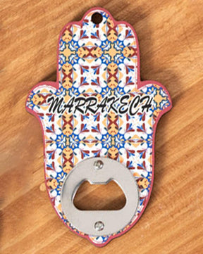 Pattern 'Bottle' Fridge Magnets Cum Openers - Set of 2 - The Decor Kart 