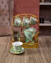 Dahlia - 14-Piece Tea Set with Stand 