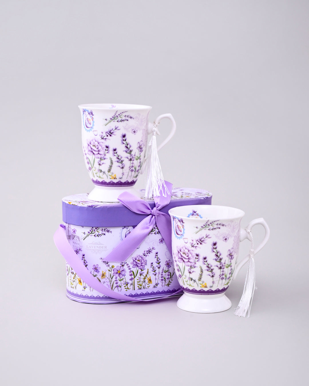 Lavender Blossom Coffee Mug - Set Of 2 