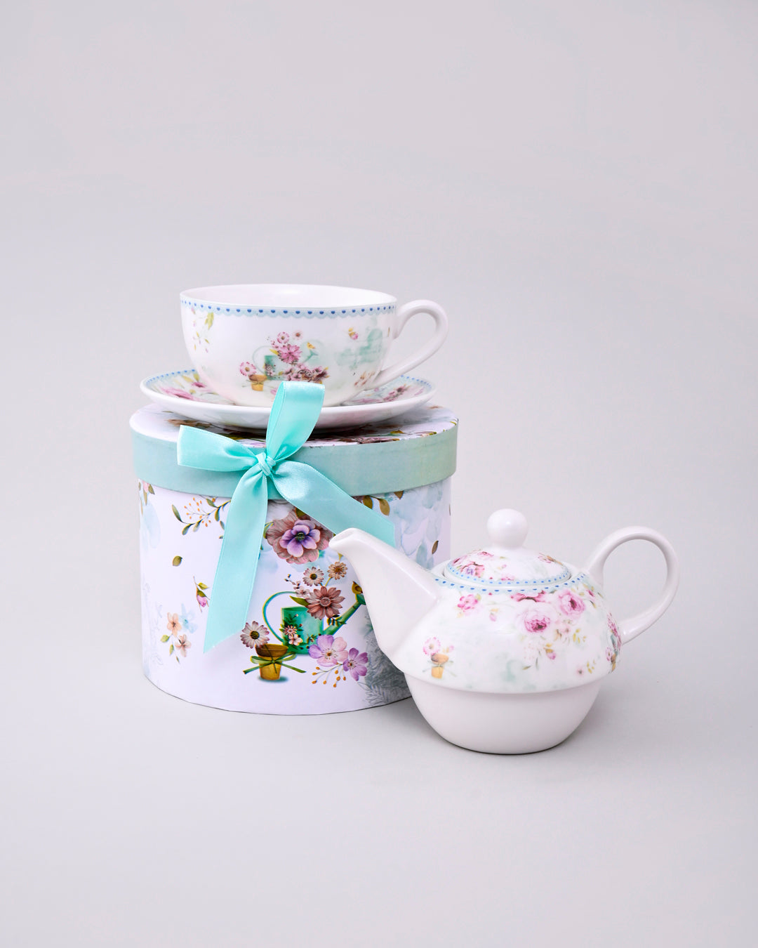 Rosé Garden Tea for Two Set - White 