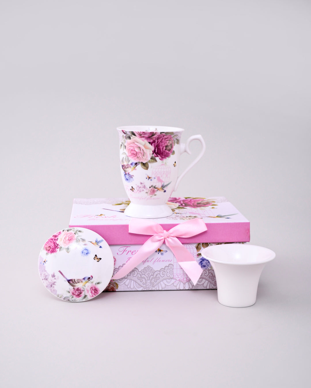 Rose Garden Songbird Infuser Mug 